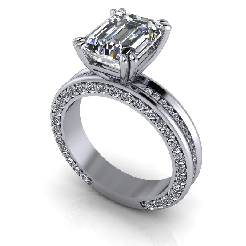 Leslie No. 1 Moissanite Ring