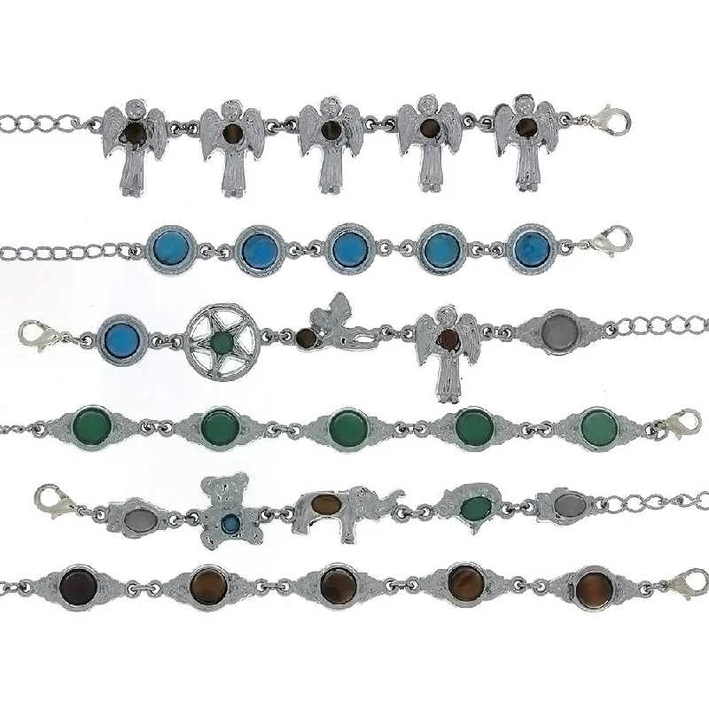 LINK GEMSTONE DESIGN BRACELET (6)