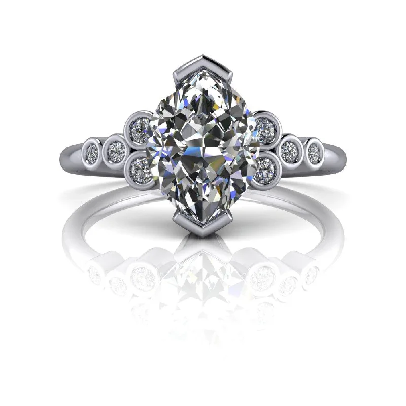 Kathleen No. 1 Moissanite Ring