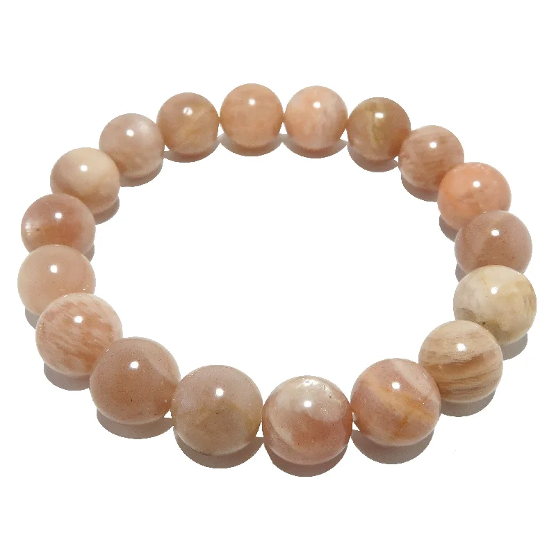 Peach Moonstone Bracelet Moon Dance