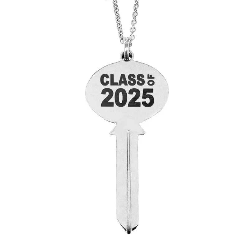 Stainless Steel Class of 2025 18-inch Pendant