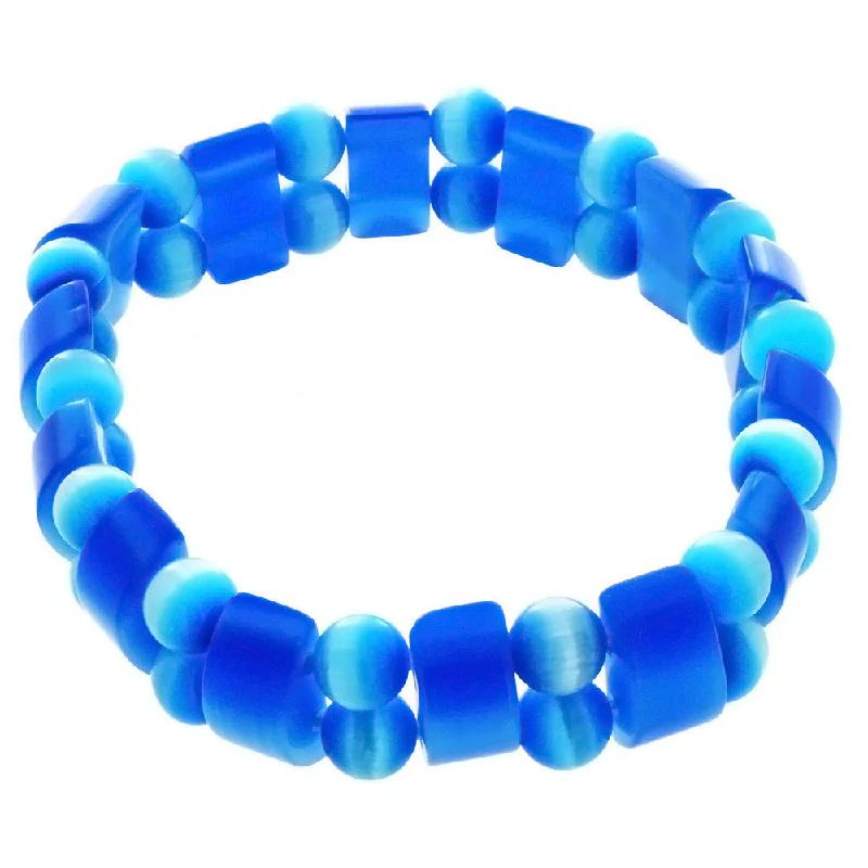 STRETCH DALE STONE BLUE TANKER BRACELET