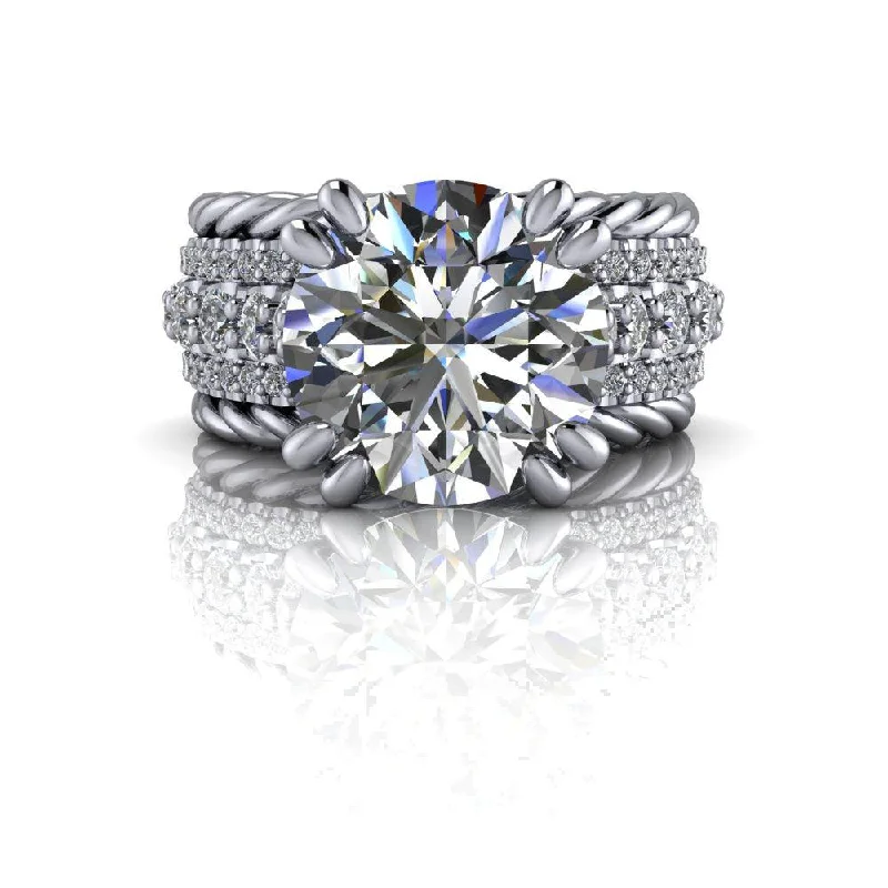 Lori No. 1 Moissanite Ring