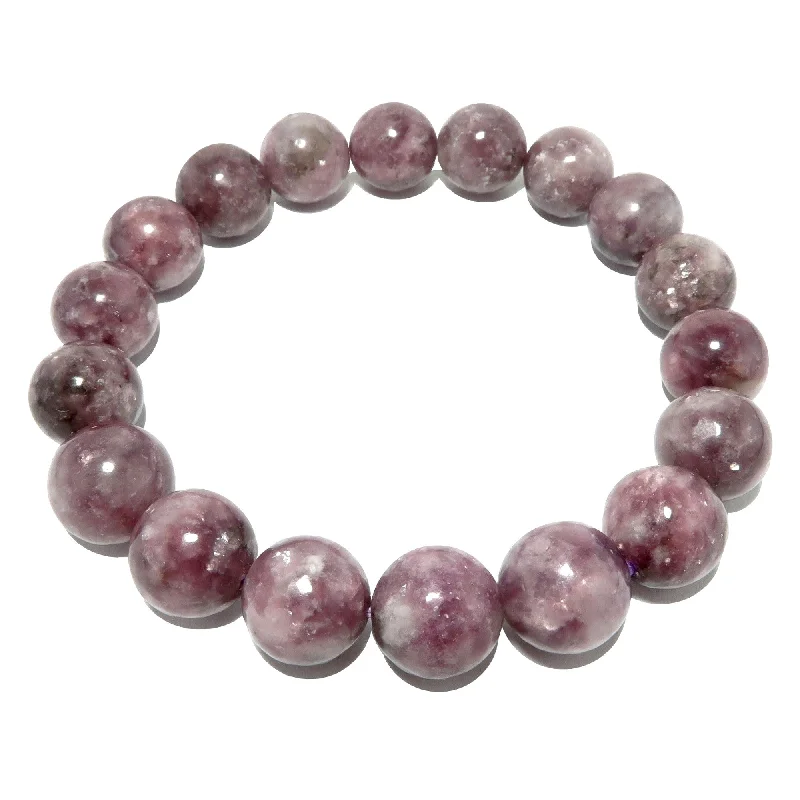 Lepidolite Bracelet Lavender Light Crystal