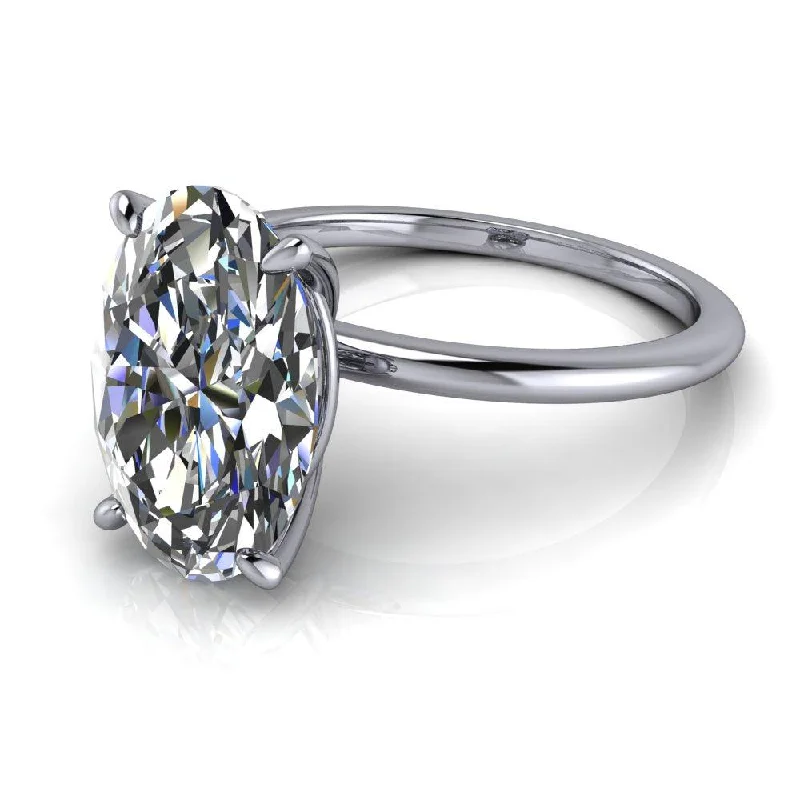 Adina No. 1 Moissanite Ring