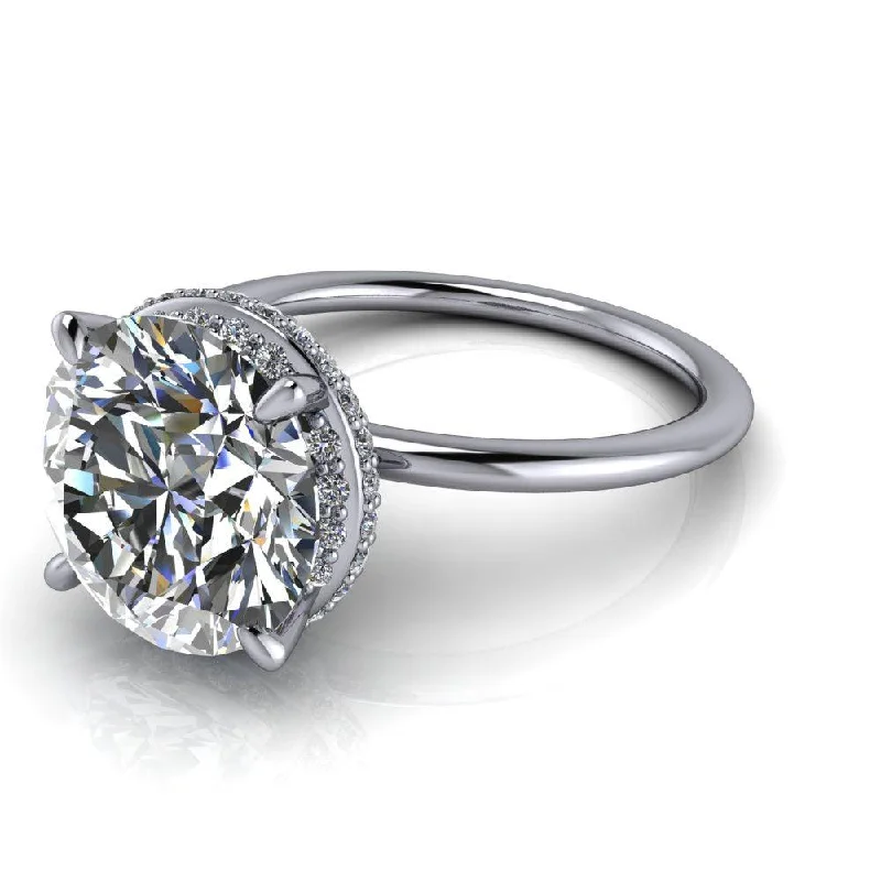 Nina No. 2 Moissanite Ring