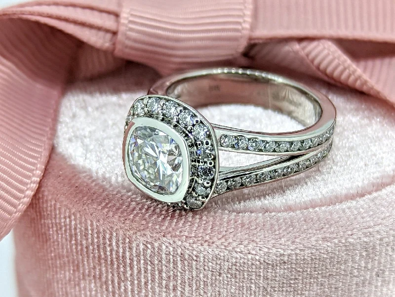 Cynthia No. 1 Moissanite Ring