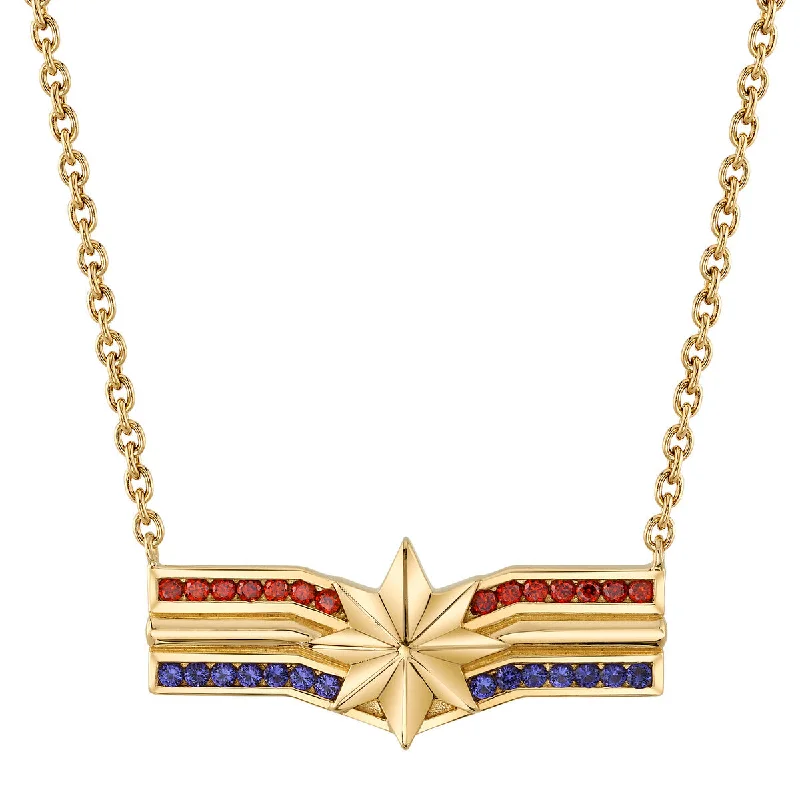 Marvel X RockLove MARVEL STUDIOS CAPTAIN MARVEL Crystal Star Necklace