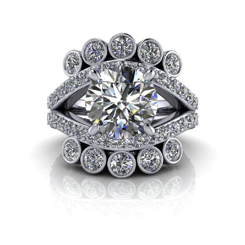 Athena No. 1 Moissanite Ring