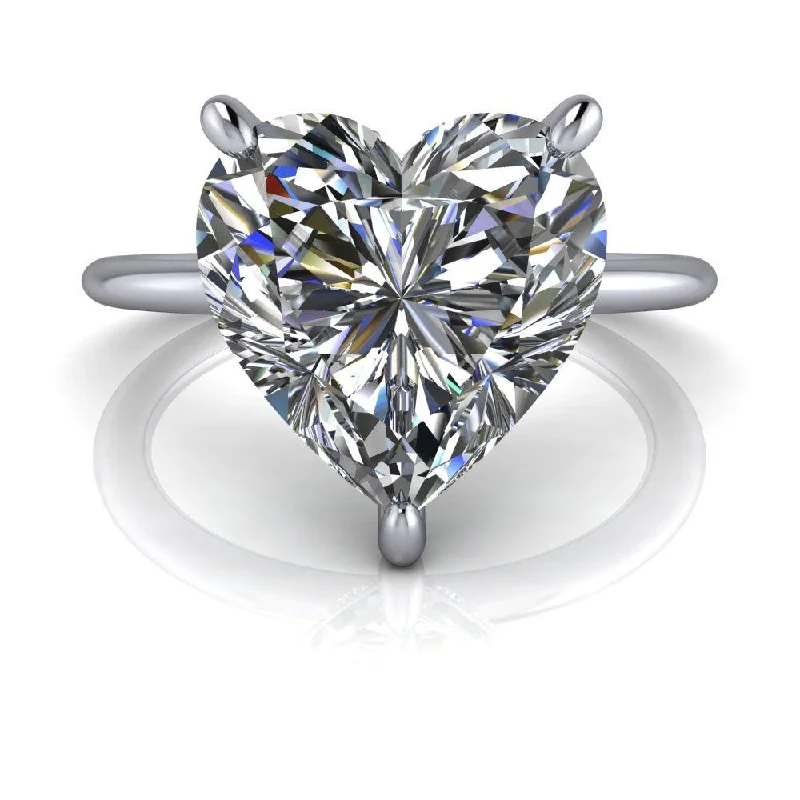 Wren No. 4 Moissanite Ring