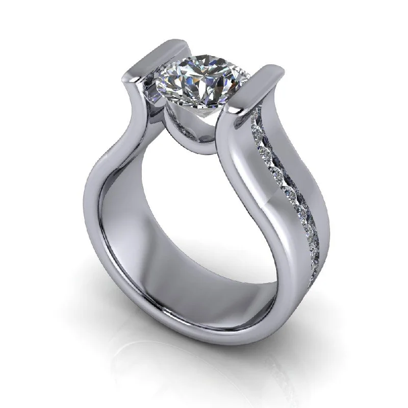 Gwendolyn No. 1 Moissanite Ring