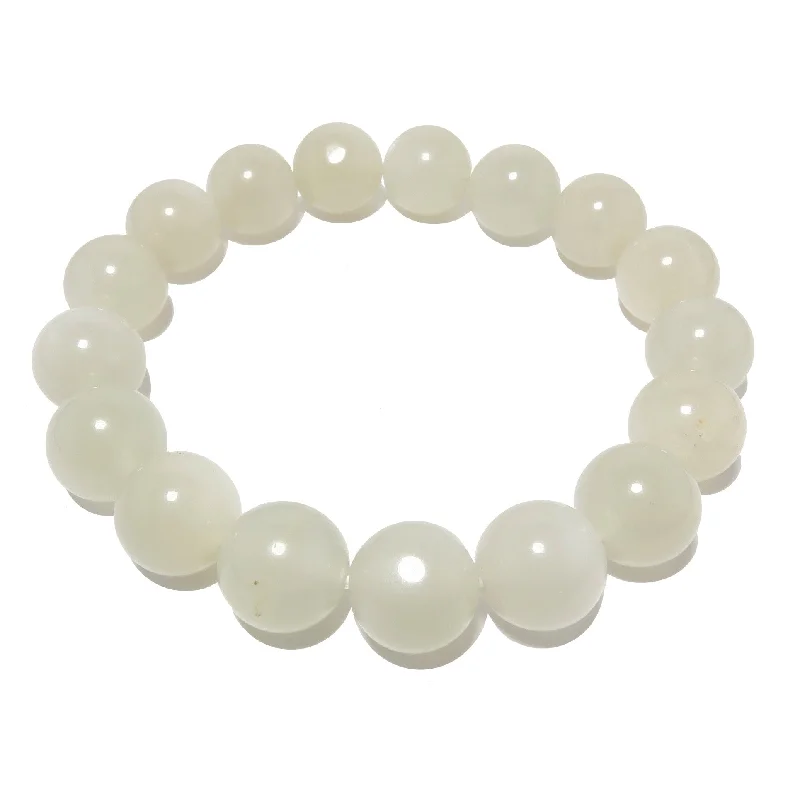 White Moonstone Bracelet Full Moon Rising Gem