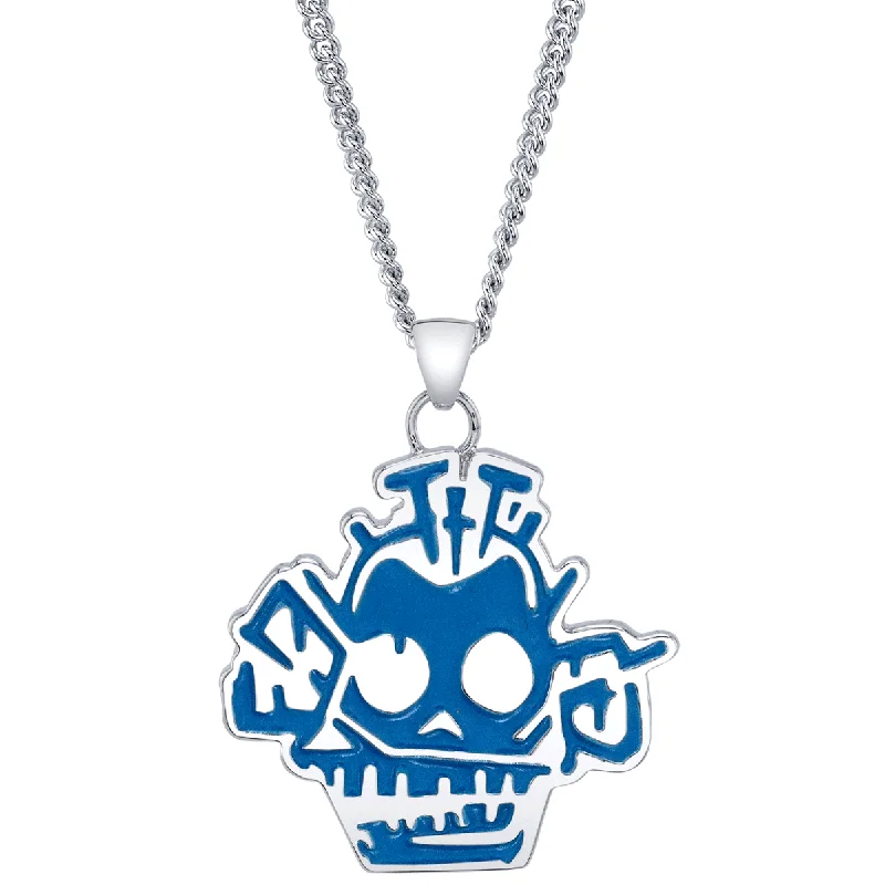 League of Legends X RockLove ARCANE Jinx Blue Monkey Necklace