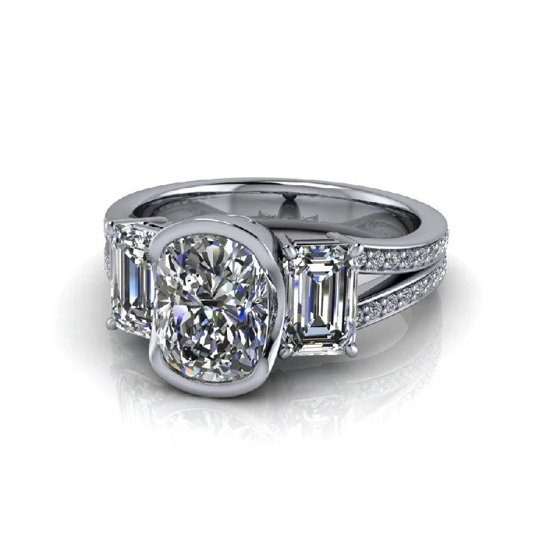 Jillian No. 3 Moissanite Ring