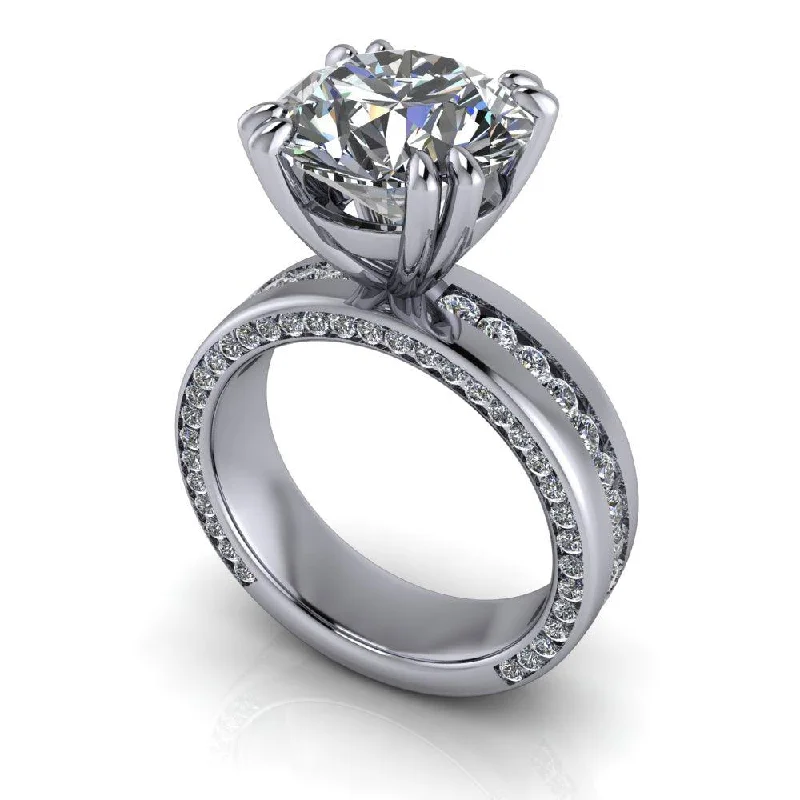 Rhine No. 2 Moissanite Ring