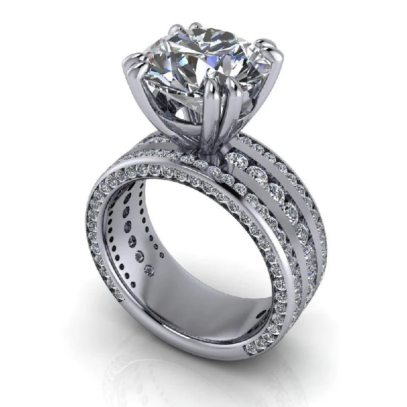 Rhine No. 1 Moissanite Ring