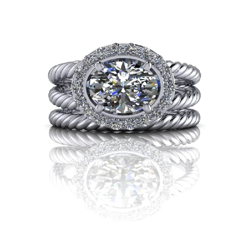 Paisley No. 2 Moissanite Ring