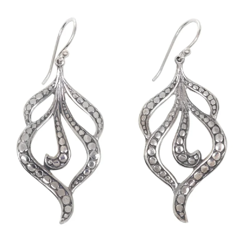 Sterling Silver 'Tassels' Earrings