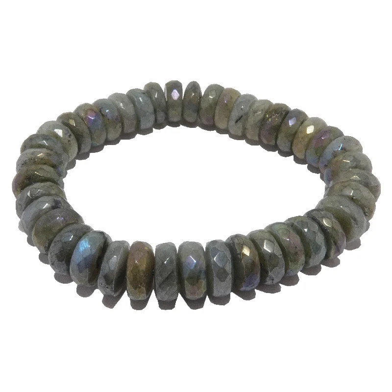 Labradorite Bracelet Rainbow Titanium Light Legend Lore