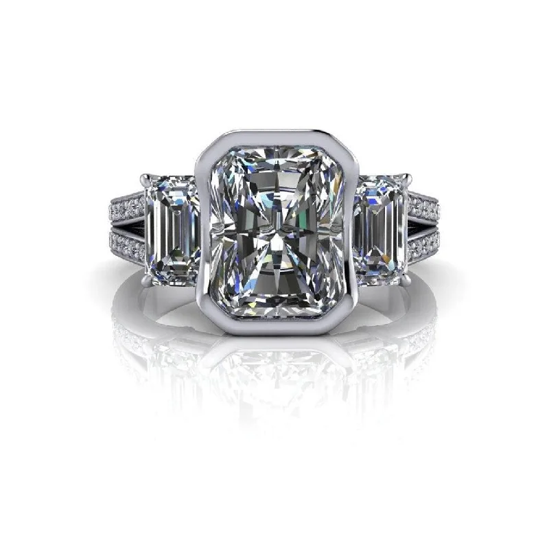 Jillian No. 2 Moissanite Ring