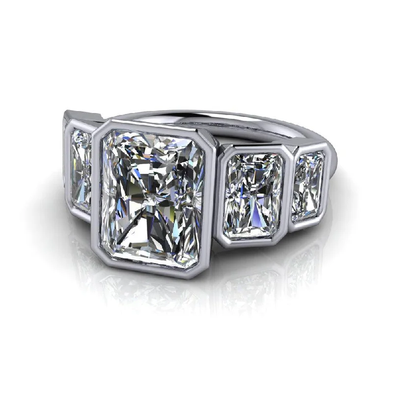 Roxy No. 2 Moissanite Anniversary Ring