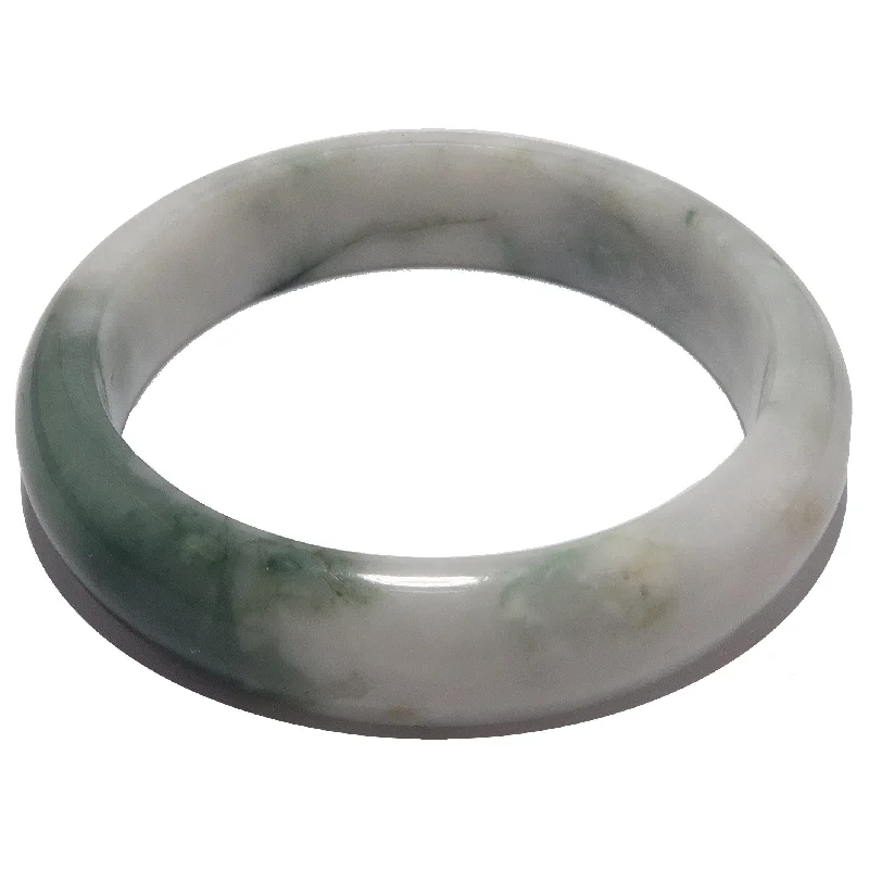 Jade Bangle Green Bracelet of Abundance