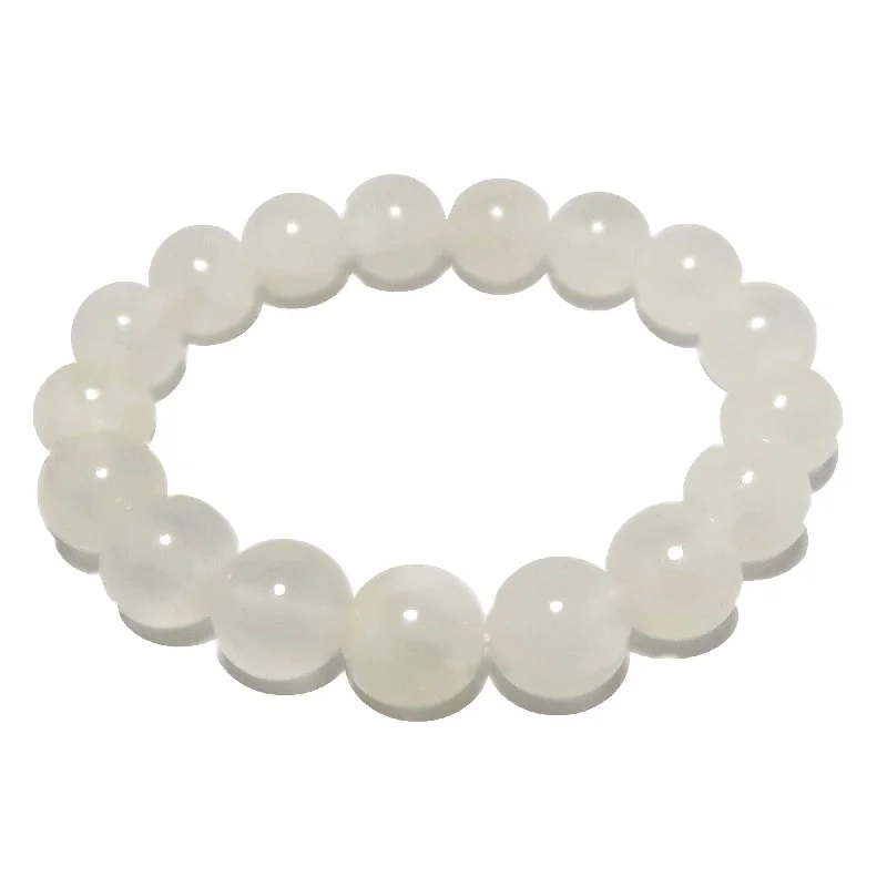 White Calcite Bracelet Dream Confidence Gems