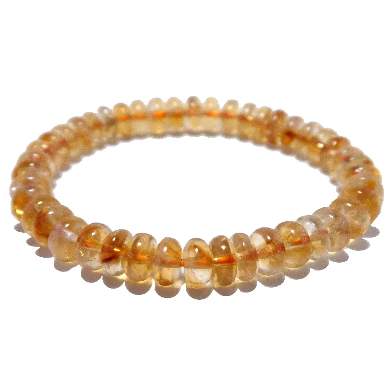 Citrine Bracelet Honeysuckle Abundance Crystal